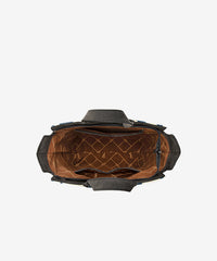 Wrangler All-over Leopard Print Wide Tote Bag Black