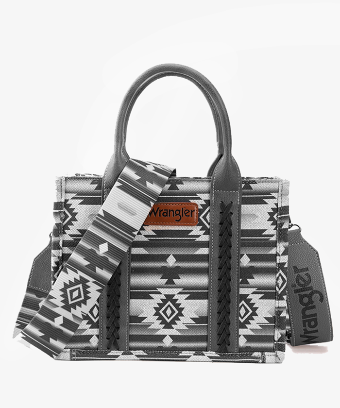 WRANGLER SOUTHWESTERN PRINT TOTE BAG SET - Montana West World