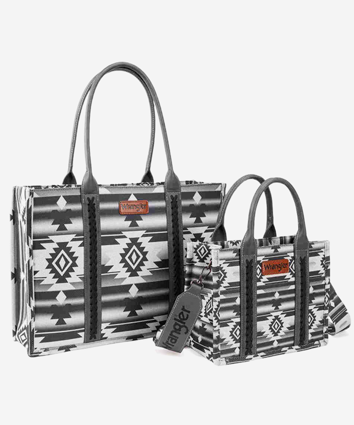 Wrangler Southwestern Print Tote Bag Set - Montana West World