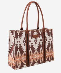 WRANGLER SOUTHWESTERN PRINT TOTE BAG SET - Montana West World