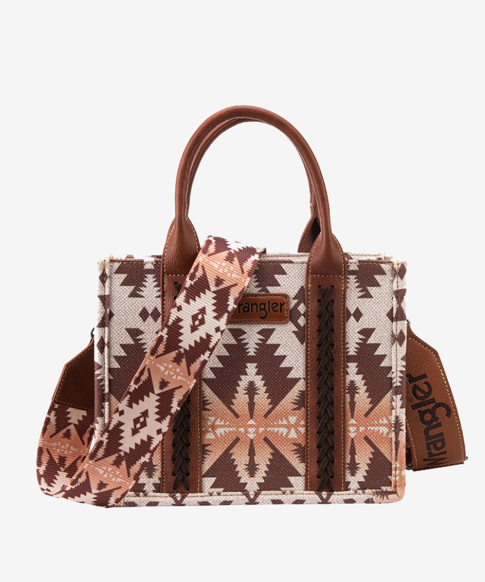 Wrangler Southwestern Crossbody Tote Bag - Montana West World