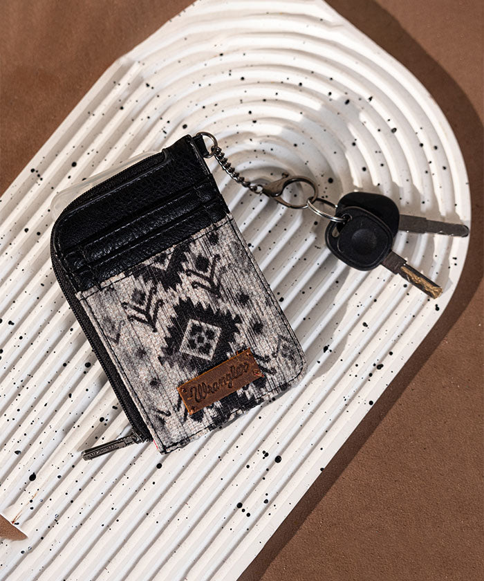 Wrangler Aztec Credit Card Holder Black