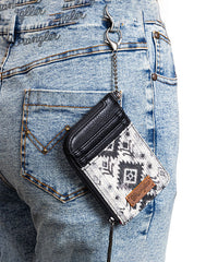 Wrangler Aztec Credit Card Holder Black
