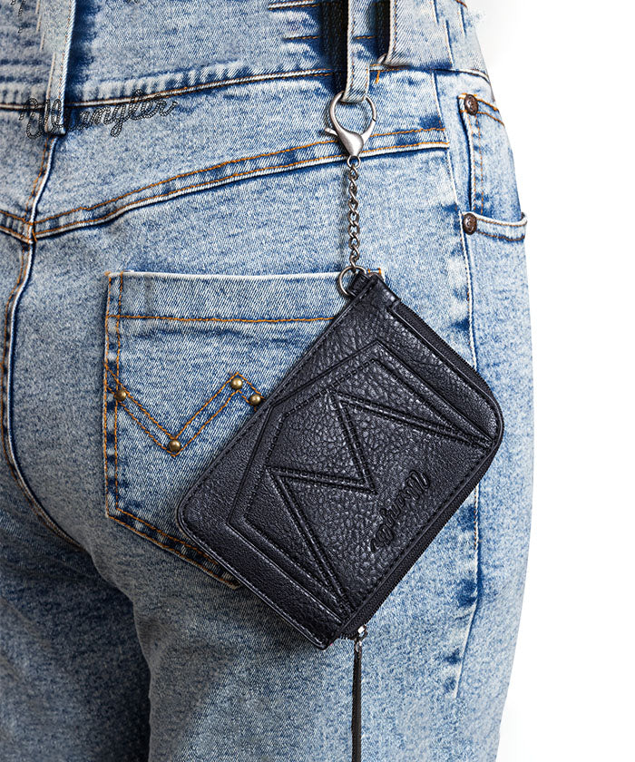 Wrangler Aztec Credit Card Holder Black