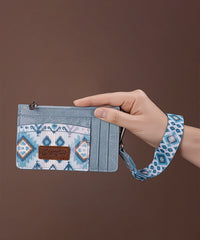 Wrangler Aztec Print Card Case Jean
