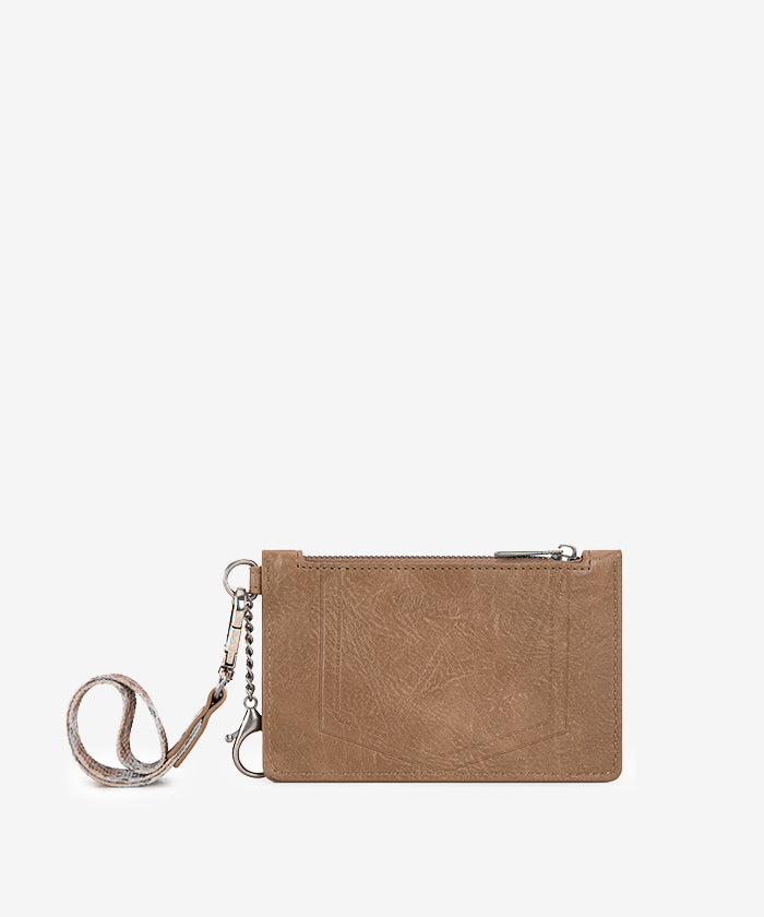 Wrangler Aztec Print Card Case Khaki