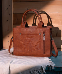 Wrangler_Boot_Scroll_Crossbody_Purse_Brown