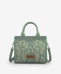 Wrangler_Boot_Scroll_Crossbody_Purse_Green