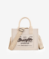 Wrangler Canvas Crossbody Purse Beige-Coffee