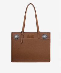 Wrangler Concho Carry All Shoulder Bag Brown