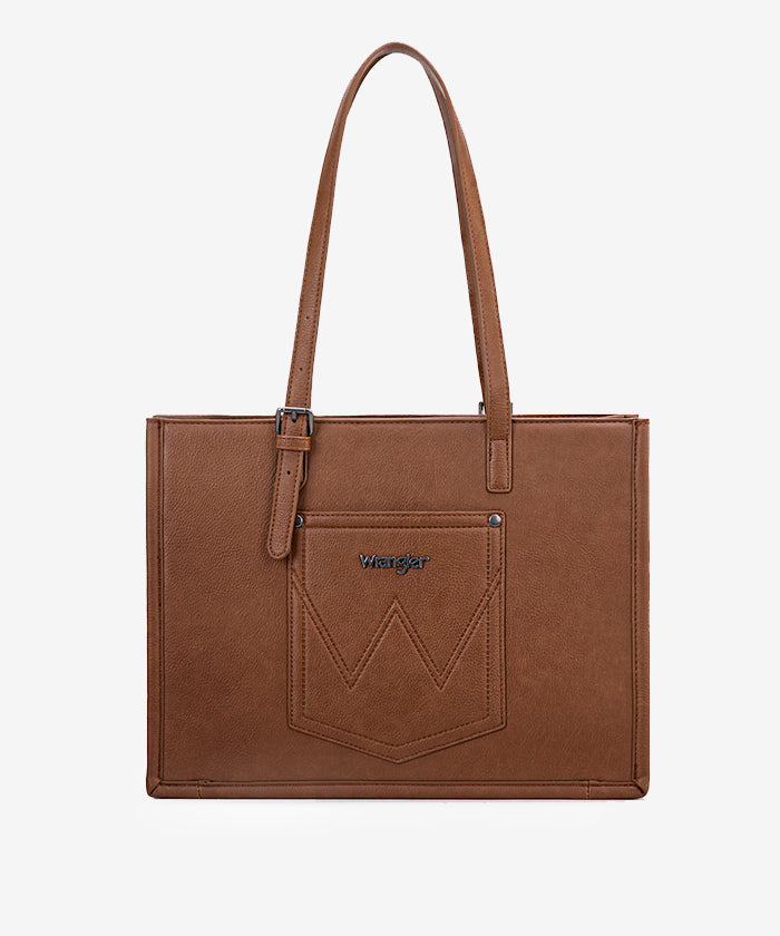 Wrangler Concho Carry All Shoulder Bag Brown