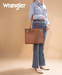 Wrangler Concho Carry All Shoulder Bag Brown