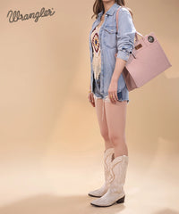 Wrangler Concho Carry All Shoulder Bag Dark Pink