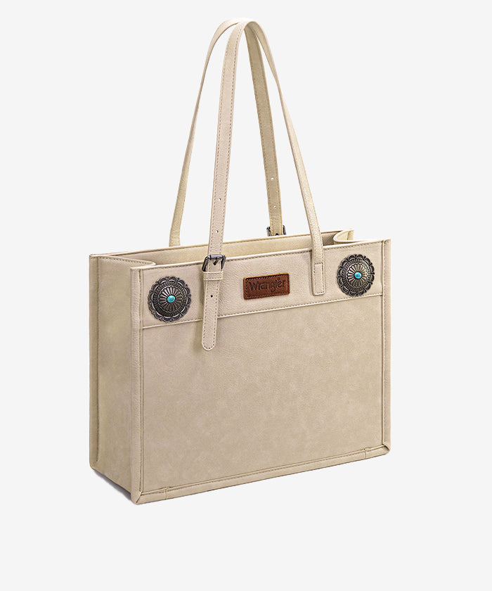 Wrangler Concho Carry All Shoulder Bag Tan