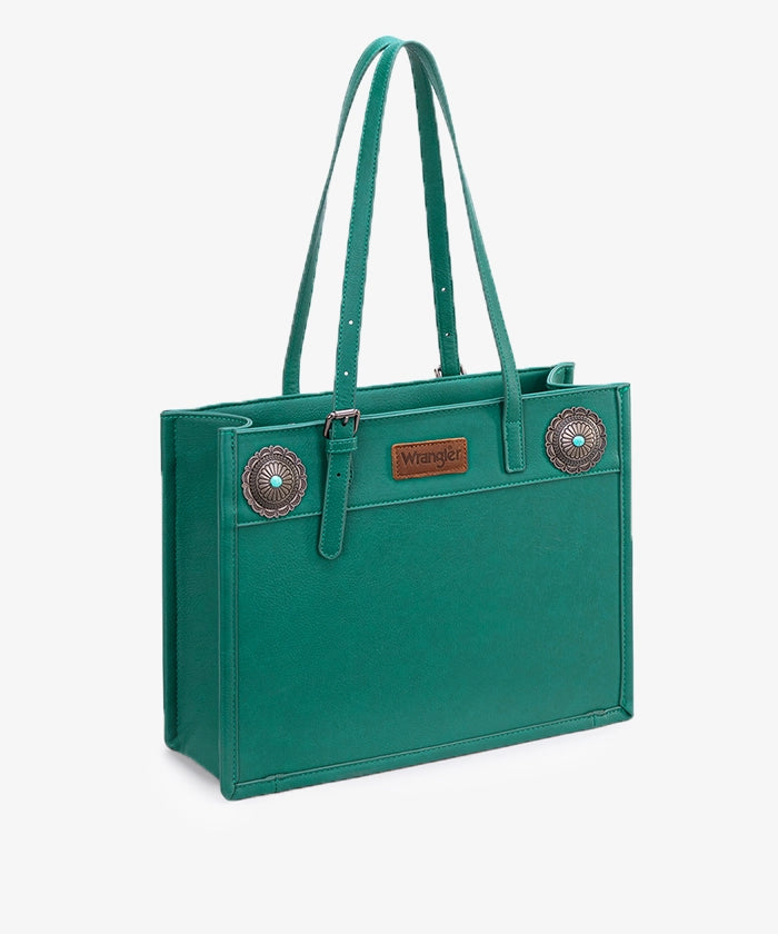 Wrangler_Concho_Carry_All_Shoulder_Bag_Turquoise