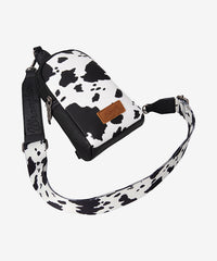 Wrangler Cow Print Sling Bag