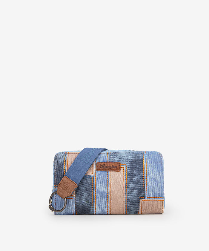 Wrangler Denim textured Wristlet
