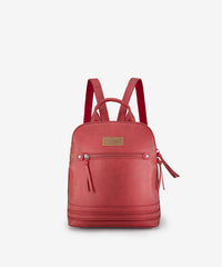 Wrangler Dome Zippered Backpack Burgundy
