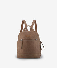 Wrangler Dome Zippered Backpack Coffee