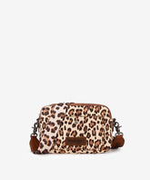 Wrangler Dual Zipper Stitch Crossbody Bag Leopard