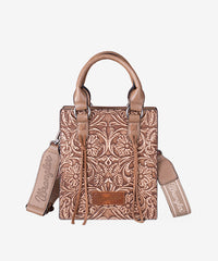 Wrangler Embossed Top Handle Mini Crossbody Khaki