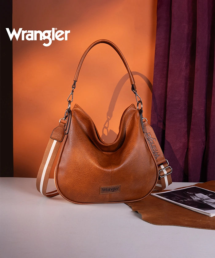 Wrangler Hobo Crossbody Bag Dark Brown