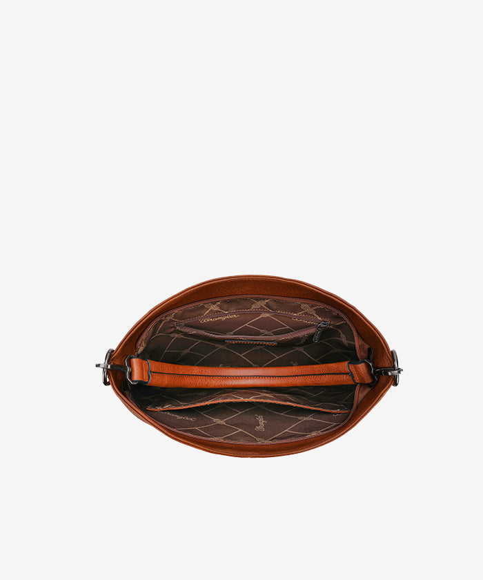 Wrangler Hobo Crossbody Bag Dark Brown