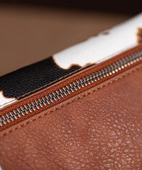 Wrangler Leather Printed Wristlet Brown