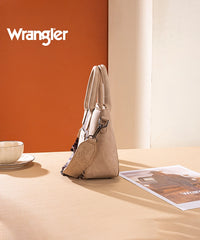 Wrangler Leopard Print Tote Bag Tan