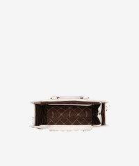 Wrangler Leopard Whipstitch Concealed Carry Tote Bag Beige