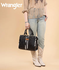 Wrangler_Print_Whipstitch_Concealed_Carry_Tote_Bag_Black