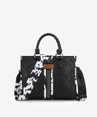 Wrangler_Print_Whipstitch_Concealed_Carry_Tote_Bag_Black