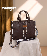 Wrangler_Print_Whipstitch_Concealed_Carry_Tote_Bag_Coffee