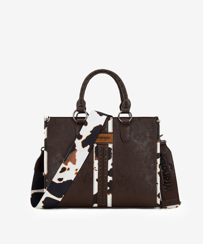 Wrangler_Print_Whipstitch_Concealed_Carry_Tote_Bag_Coffee