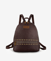 Wrangler Studded Zippered Backpack Coffee