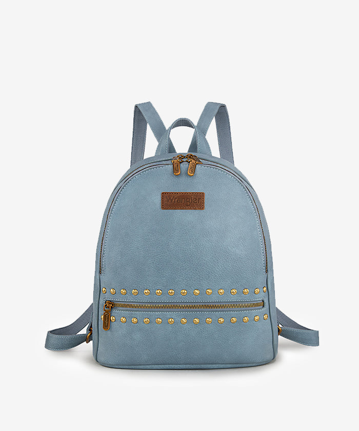 Wrangler Studded Zippered Backpack Jean
