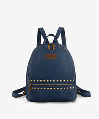 Wrangler Studded Zippered Backpack Navy
