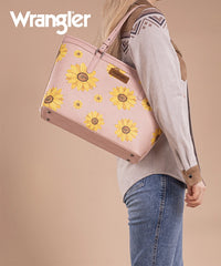 Wrangler Sunflower Print Tote Bag Pink