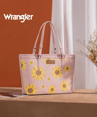 Wrangler Sunflower Print Tote Bag Pink
