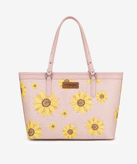Wrangler Sunflower Print Tote Bag Pink
