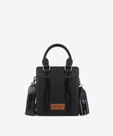 Wrangler Tassel Top Handle Crossbody Black