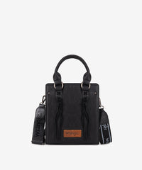 Wrangler Tassel Top Handle Crossbody Black