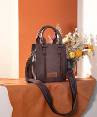 Wrangler Tassel Top Handle Crossbody Coffee