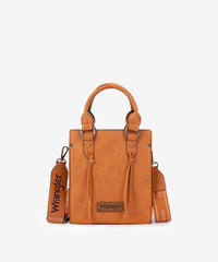 Wrangler Tassel Top Handle Crossbody Light Brown