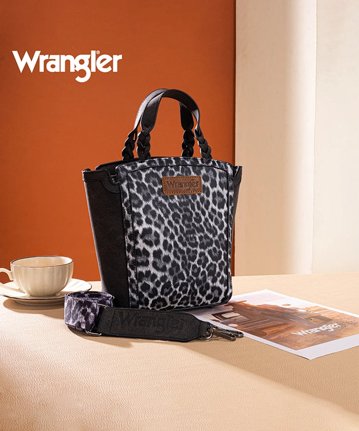 Wrangler_Western_Braided_Handle_Leopard_Tote_Bag_Black