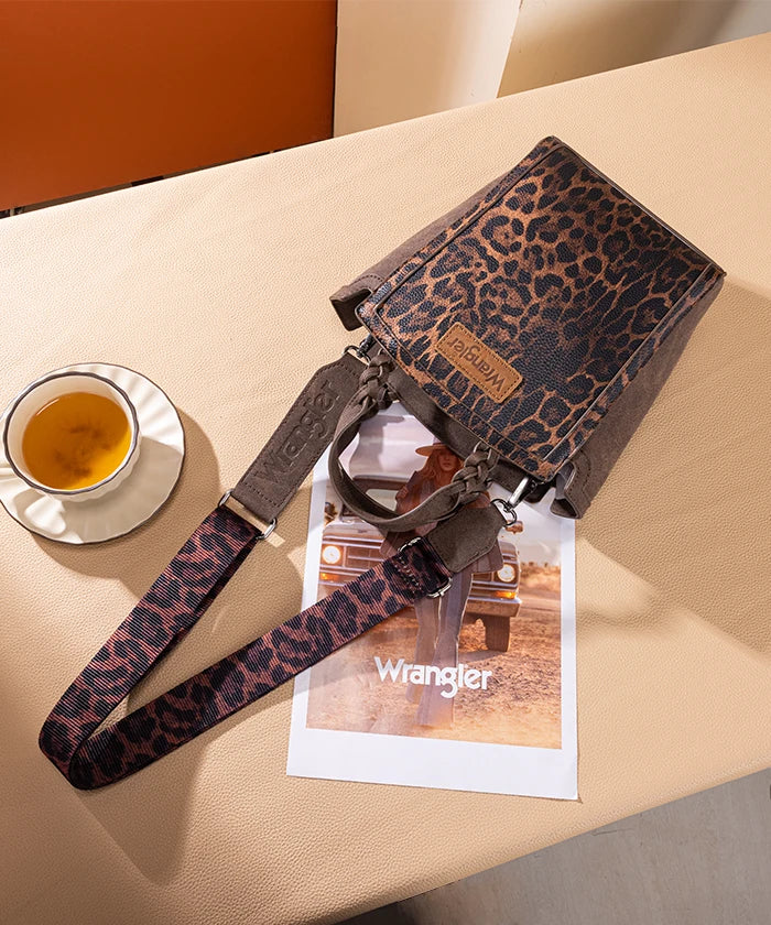 Wrangler_Western_Braided_Handle_Leopard_Tote_Bag_Coffee