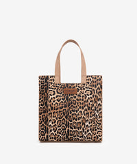 Wrangler Western Leopard Print Tote Bag Tan