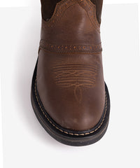 Men’s Firewood Brown Western Cowboy Boots