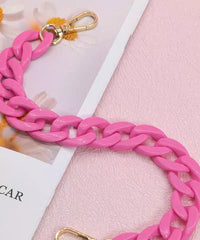 MONTANA WEST ACRYLIC CHAIN STRAP