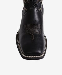 Men’s Black Rider Totem Embroidered Boots